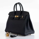 Hermès Birkin 25 Bleu Nuit Togo Gold Hardware Replica Designer Bags