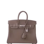 Hermès Birkin 25 Etoupe Swift Palladium Hardware