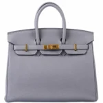 Hermès Birkin 25 Gris Mouette Togo Gold Hardware Luxury replica handbag