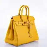 Hermès Birkin 25 Jaune Ambre Togo Gold Hardware replica handbags online