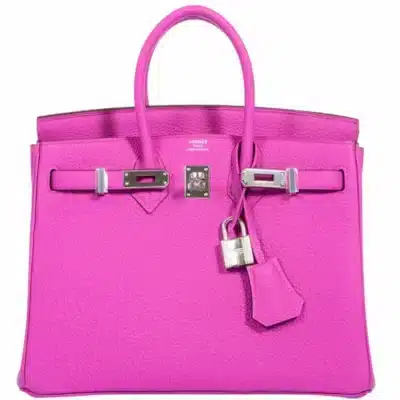 Hermès Birkin 25 Magnolia Togo Palladium Hardware Replica Bags