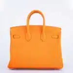 Hermès Birkin 25 Orange Minium Togo Palladium Hardware Quality Replica