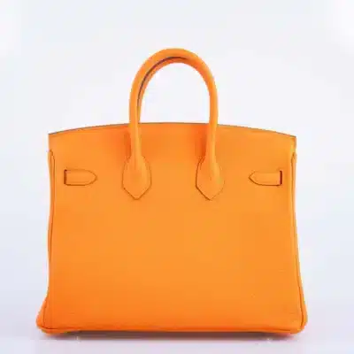 Hermès Birkin 25 Orange Minium Togo Palladium Hardware Quality Replica