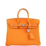 Hermès Birkin 25 Orange Minium Togo Palladium Hardware Quality Replica