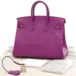 Hermès Birkin 25 Purple Togo Silver Hardware