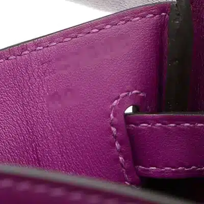 Hermès Birkin 25 Purple Togo Silver Hardware