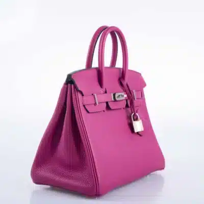 Hermès Birkin 25 Rose Pourpre Togo Palladium Hardware Luxury bag