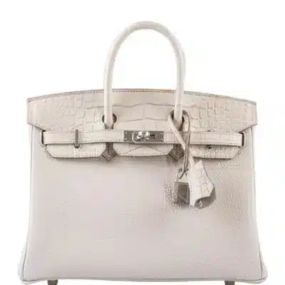 Hermès Birkin 25 Touch Beton Matte Alligator Mississippiensis & Togo Palladium Hardware Lushentic reviews