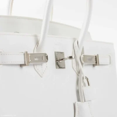 Hermès Birkin 25 White Epsom front2