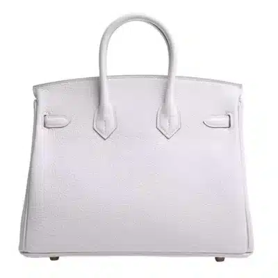 Hermès Birkin 25 White Togo Gold Hardware Luxury bag