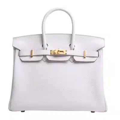 Hermès Birkin 25 White Togo Gold Hardware Luxury bag