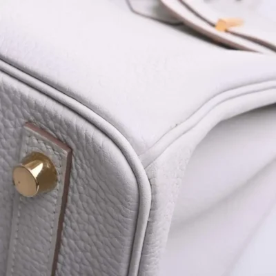 Hermès Birkin 25 White Togo Gold Hardware dupes bag