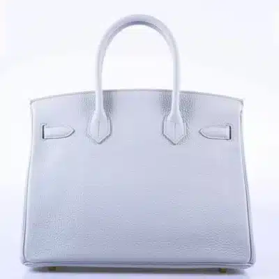 Hermès Birkin 30 Blue Pale Togo Gold Hardware Lushentic bags