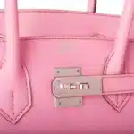 Hermès Birkin 30 Bubblegum Pink Swift Palladium Hardware Replica Designer Bags