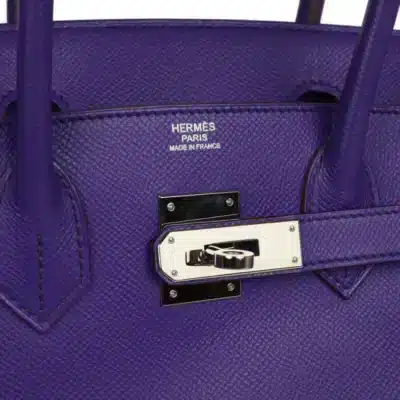 Hermès Birkin 30 Crocus Epsom logo1