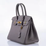 Hermès Birkin 30 Etain Togo Gold Hardware High-quality Lushentic Grade