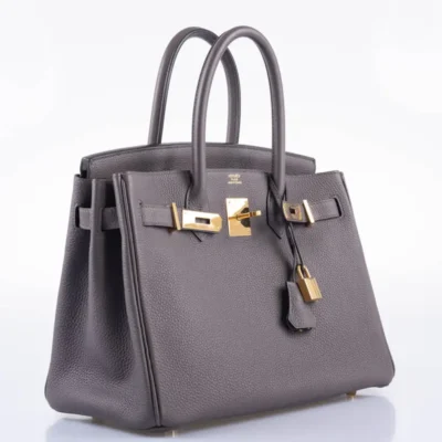 Hermès Birkin 30 Etain Togo Gold Hardware High-quality Lushentic Grade