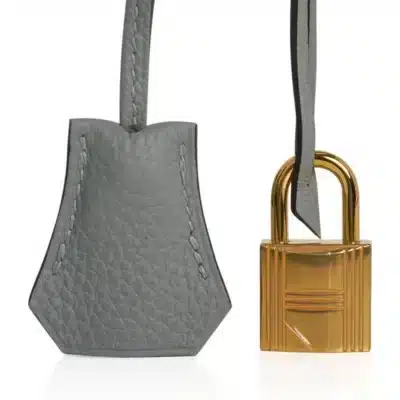 Hermès Birkin 30 Gris Mouette Togo Gold Hardware