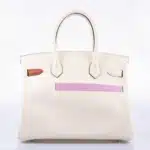 Hermès Rare Collectible Birkin 30 Nata/Chai and Cuivre Swift Palladium Hardware