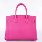 Hermès Birkin 30 Rose Tyrien Chevre Palladium Hardware Lushentic Bags