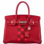 Hermès Birkin 30 Rouge de Coeur and Rouge H Swift & Epsom Palladium Hardware Fake luxury bags for sale