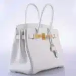 Hermès Birkin 30 White Clemence Gold Hardware Lushentic quality