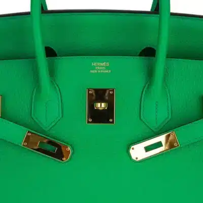 Hermès Birkin 35 Bamboo Togo logo1