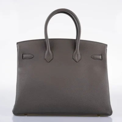 Hermès Birkin 35 Etain Togo Rose Gold Hardware