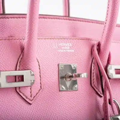 Hermès HSS Birkin 25 Bubblegum Pink 5P Epsom logo