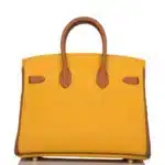 Hermès HSS Birkin 25 Jaune Ambre and Gold Togo Permabrass Hardware