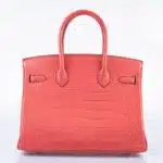 Hermès Birkin 35 Bougenville Pink Matte Crocodile Porosus Gold Hardware