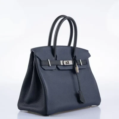 Hermès HSS Birkin 30 Nuit and Black Togo Brushed Palladium Hardware Best Lushentic Bags