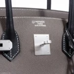 Hermès HSS Birkin 35 Etain and Black Epsom Brushed Palladium Hardware Lushentic Grade bags