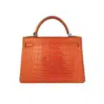 Hermès Kelly 25 Retourné Gold Matte Alligator Mississippiensis Palladium Hardware replica bags