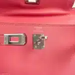 Hermès Kelly 25 Retourne Rose Azalee Swift Palladium Hardware Lushentic bags