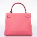 Hermès Kelly 25 Retourne Rose D'ete Swift Palladium Hardware dupes bag