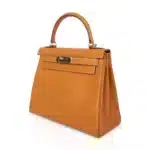 Hermès Kelly 28 Gold Peau Porc Palladium Hardware High-quality replica