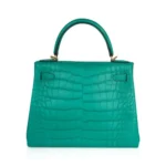 Hermès Kelly 28 Vert Jade Matte Alligator Mississippiensis Gold Hardware High-quality Lushentic Grade