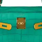 Hermès Kelly 28 Vert Jade Matte Alligator Mississippiensis Gold Hardware High-quality Lushentic Grade