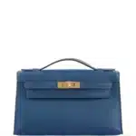 Hermès Kelly Pochette Navy Swift Gold Hardware Replica luxury handbag