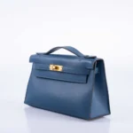 Hermès Kelly Pochette Navy Swift Gold Hardware Replica luxury handbag