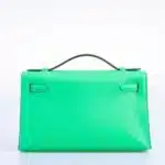 Hermès Kelly Pochette Vert Comics Swift Gold Hardware Lushentic Grade Bags