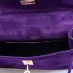 Hermès Kelly Pochette Violet Veau Doblis Suede Gold Hardware Luxury bag lookalikes