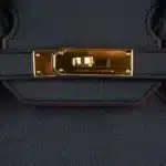 Hermès Limited Edition Birkin 35 Navy and Rouge Contour Epsom Gold Hardware