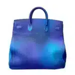 Hermès Limited Edition Birkin 40 Blue Togo HAC [Haut a Courroies] Cosmo Travel Bag Brushed Palladium Hardware