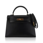 Hermès Micro Kelly 15 Sellier Black Box Calfskin Gold Hardware Lushentic quality