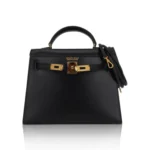 Hermès Micro Kelly 15 Sellier Black Box Calfskin Gold Hardware Lushentic quality