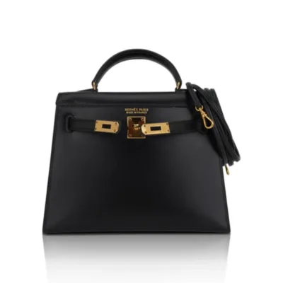 Hermès Micro Kelly 15 Sellier Black Box Calfskin Gold Hardware Lushentic quality