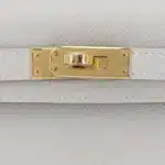 Hermès Mini Kelly 20 Gris Pale Epsom Gold Hardware Luxury bag