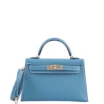 Hermès Mini Kelly 20 II Sellier Blue Jean Epsom Palladium Hardware Lushentic reviews